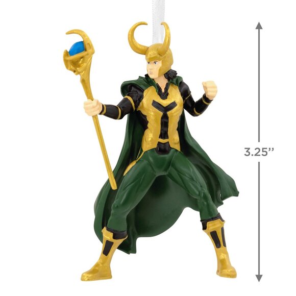Hallmark Marvel Loki Thor Christmas Ornament Collectible Figure God Of Mischief - Picture 2 of 3